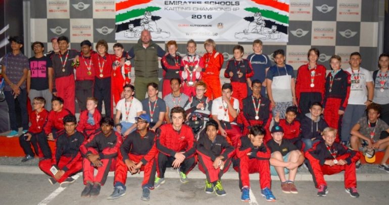 الجولة الأولى من بطولة مدارس الإمارات للكارتينغ
